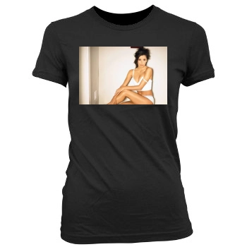 Eva Longoria Women's Junior Cut Crewneck T-Shirt