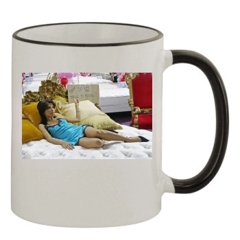 Eva Longoria 11oz Colored Rim & Handle Mug