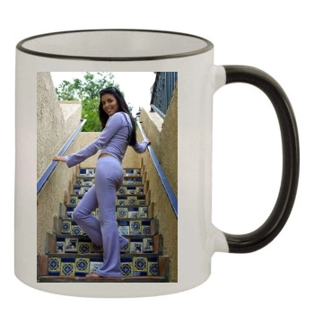 Eva Longoria 11oz Colored Rim & Handle Mug