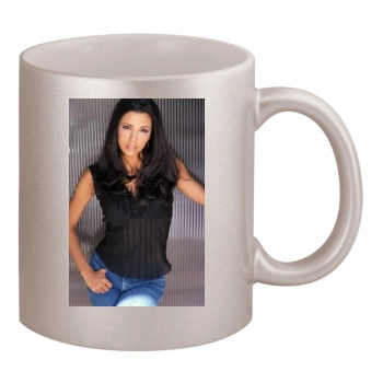 Eva Longoria 11oz Metallic Silver Mug