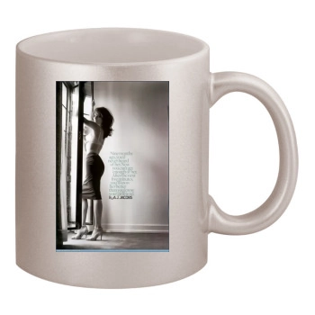 Eva Longoria 11oz Metallic Silver Mug