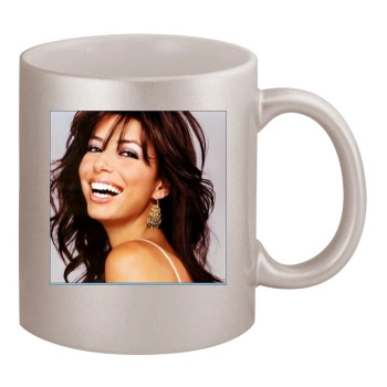 Eva Longoria 11oz Metallic Silver Mug