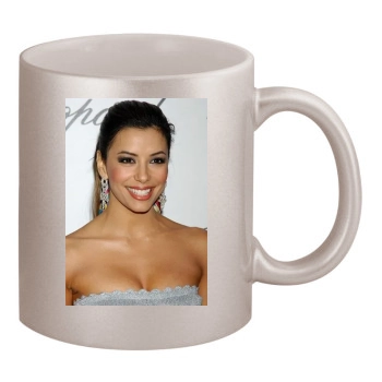 Eva Longoria 11oz Metallic Silver Mug