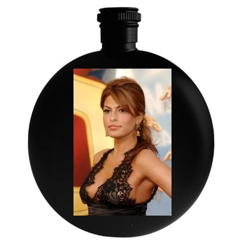 Eva Mendes Round Flask