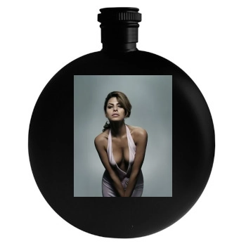 Eva Mendes Round Flask