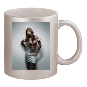 Eva Mendes 11oz Metallic Silver Mug