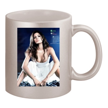 Eva Mendes 11oz Metallic Silver Mug