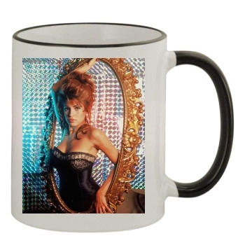 Eva Mendes 11oz Colored Rim & Handle Mug