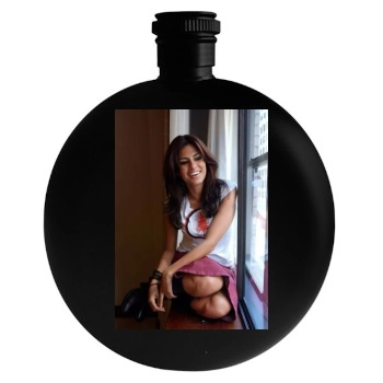 Eva Mendes Round Flask