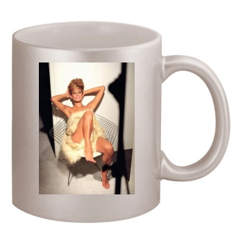 Eva Mendes 11oz Metallic Silver Mug