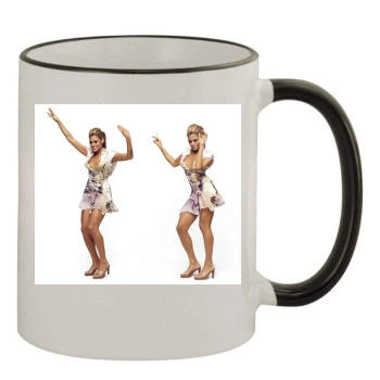 Eva Mendes 11oz Colored Rim & Handle Mug