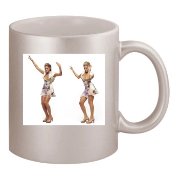 Eva Mendes 11oz Metallic Silver Mug