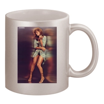 Eva Mendes 11oz Metallic Silver Mug