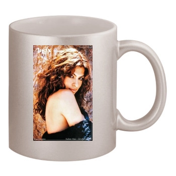 Eva Mendes 11oz Metallic Silver Mug