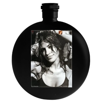 Eva Mendes Round Flask