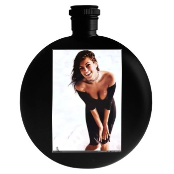 Eva Mendes Round Flask