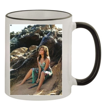 Eva Mendes 11oz Colored Rim & Handle Mug