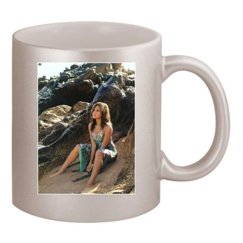 Eva Mendes 11oz Metallic Silver Mug