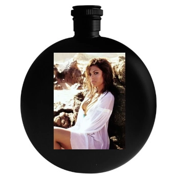 Eva Mendes Round Flask