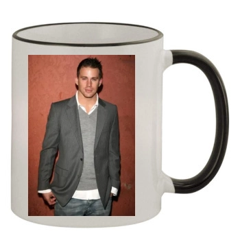 Channing Tatum 11oz Colored Rim & Handle Mug