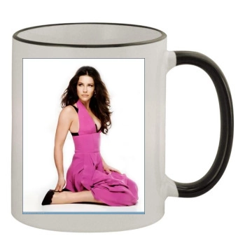 Evangeline Lilly 11oz Colored Rim & Handle Mug