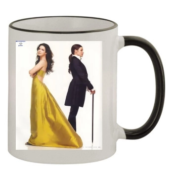 Evangeline Lilly 11oz Colored Rim & Handle Mug