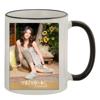 Evangeline Lilly 11oz Colored Rim & Handle Mug