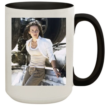 Evangeline Lilly 15oz Colored Inner & Handle Mug