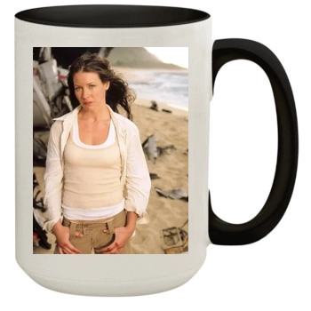 Evangeline Lilly 15oz Colored Inner & Handle Mug