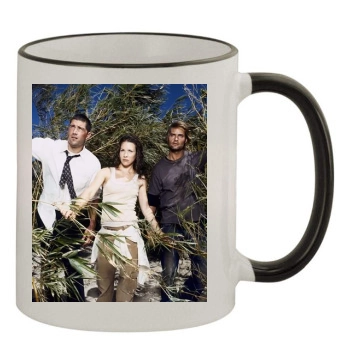 Evangeline Lilly 11oz Colored Rim & Handle Mug