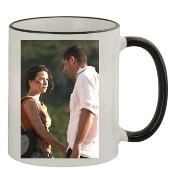 Evangeline Lilly 11oz Colored Rim & Handle Mug