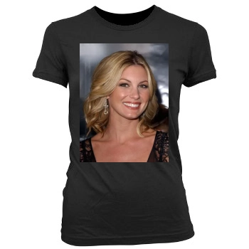 Faith Hill Women's Junior Cut Crewneck T-Shirt