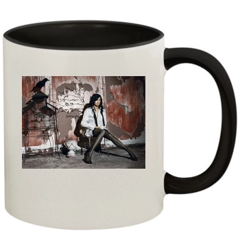 Famke Janssen 11oz Colored Inner & Handle Mug