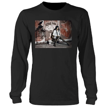 Famke Janssen Men's Heavy Long Sleeve TShirt