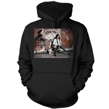 Famke Janssen Mens Pullover Hoodie Sweatshirt