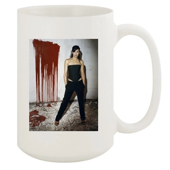 Famke Janssen 15oz White Mug