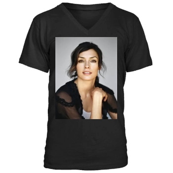 Famke Janssen Men's V-Neck T-Shirt