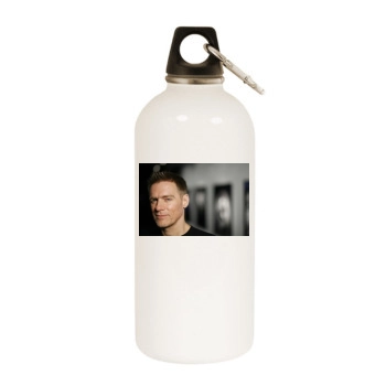 Bryan Adams White Water Bottle With Carabiner