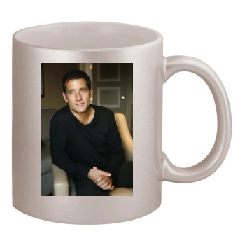 Clive Owen 11oz Metallic Silver Mug