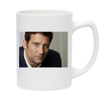 Clive Owen 14oz White Statesman Mug