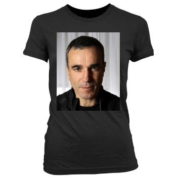 Daniel Day Lewis Women's Junior Cut Crewneck T-Shirt