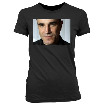 Daniel Day Lewis Women's Junior Cut Crewneck T-Shirt