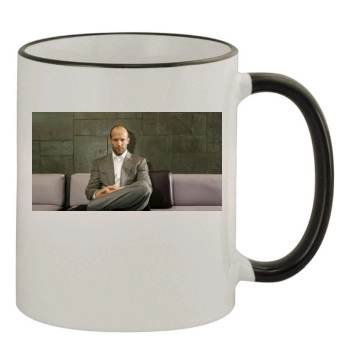 Jason Statham 11oz Colored Rim & Handle Mug