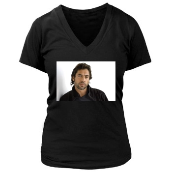 Javier Bardem Women's Deep V-Neck TShirt