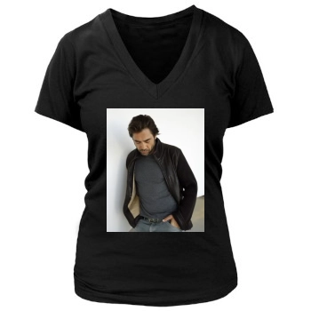 Javier Bardem Women's Deep V-Neck TShirt