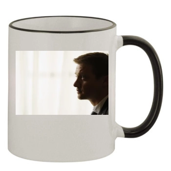 Jeremy Renner 11oz Colored Rim & Handle Mug