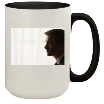 Jeremy Renner 15oz Colored Inner & Handle Mug