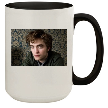 Robert Pattinson 15oz Colored Inner & Handle Mug