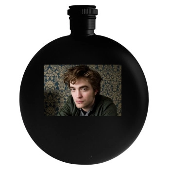 Robert Pattinson Round Flask