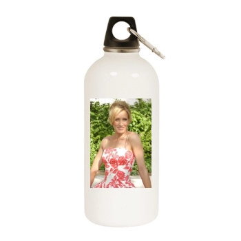 Felicity Huffman White Water Bottle With Carabiner